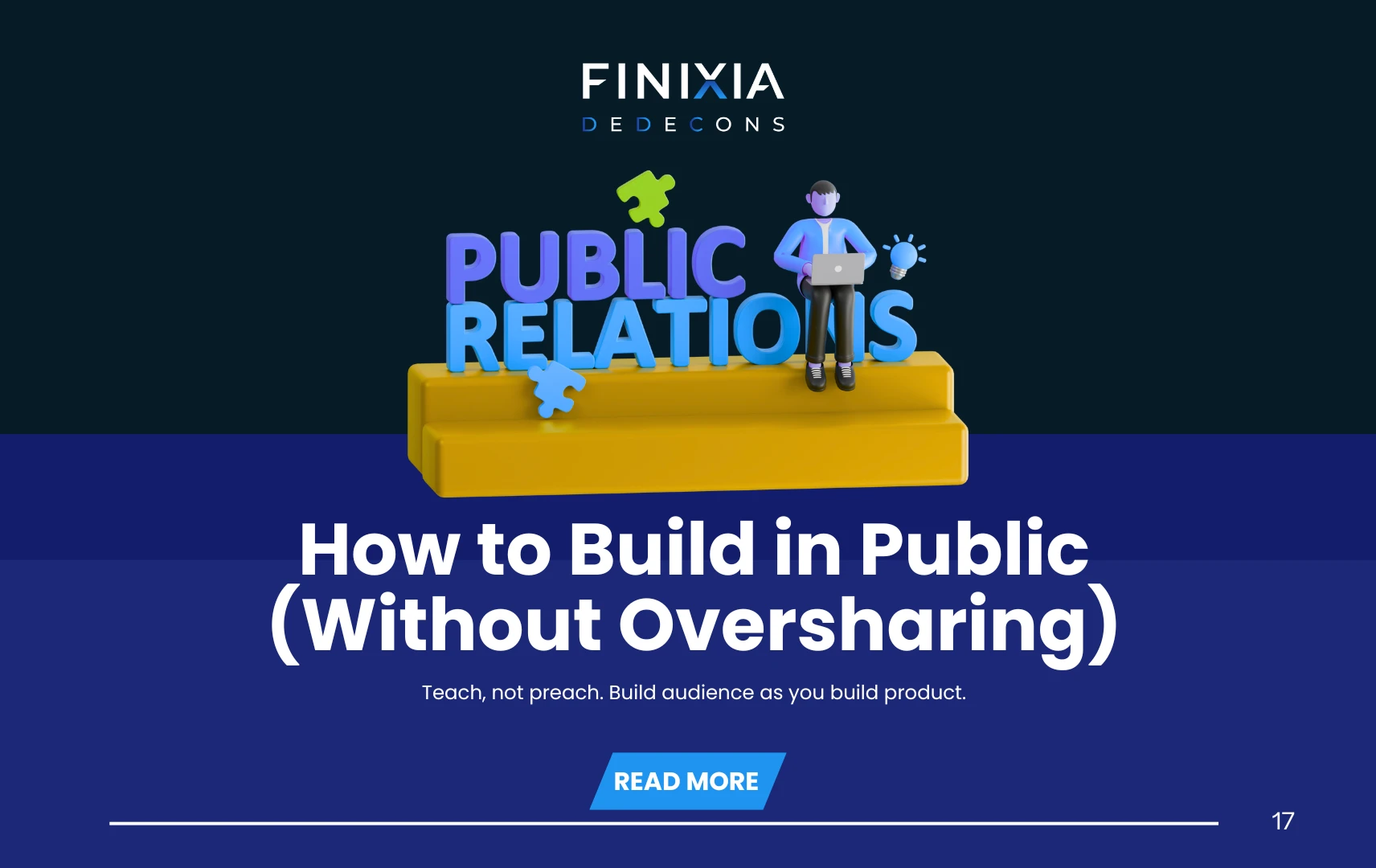Building in Public Without Losing Your Peace | By Finixia